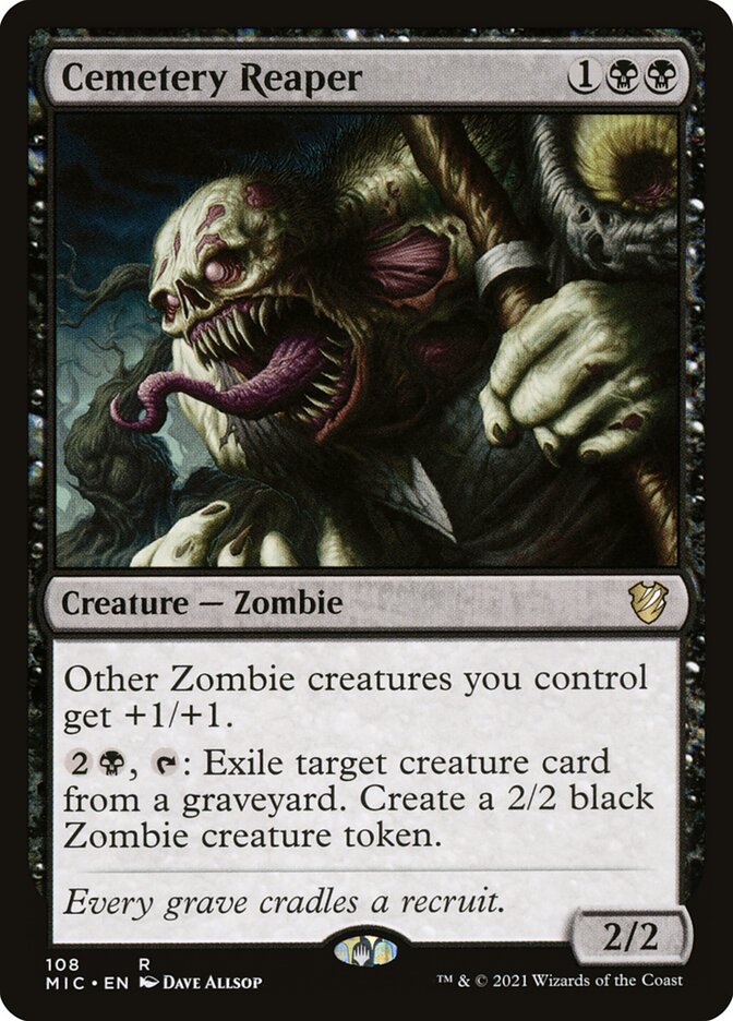 Cemetery Reaper, Midnight Hunt Commander · 108