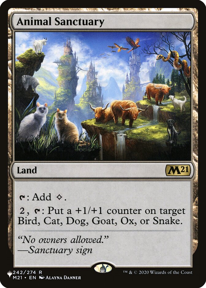 Animal Sanctuary, The List · m21-242