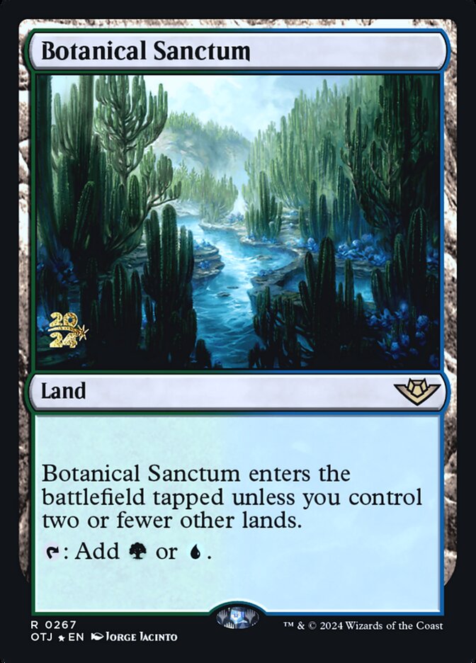 Botanical Sanctum, Outlaws of Thunder Junction Promos · 0267