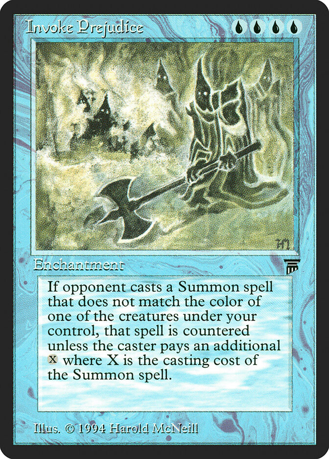 Invoke Prejudice, Legends · 62