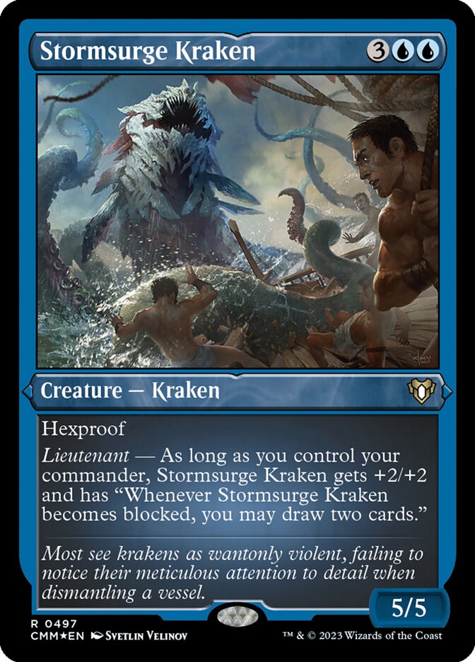 Stormsurge Kraken, Commander Masters · 0497