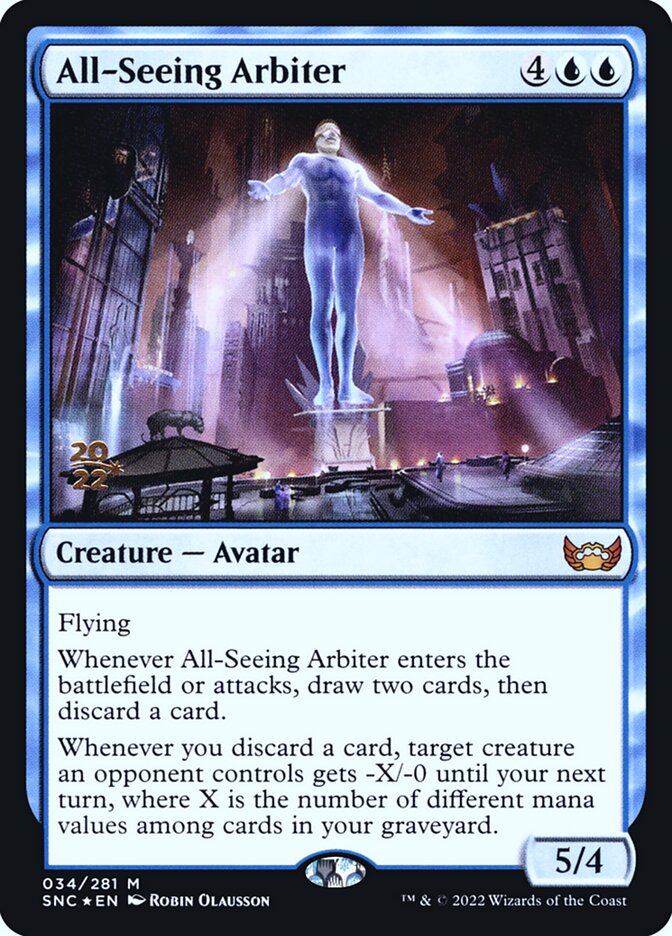 All-Seeing Arbiter, Streets of New Capenna Promos · 034/281