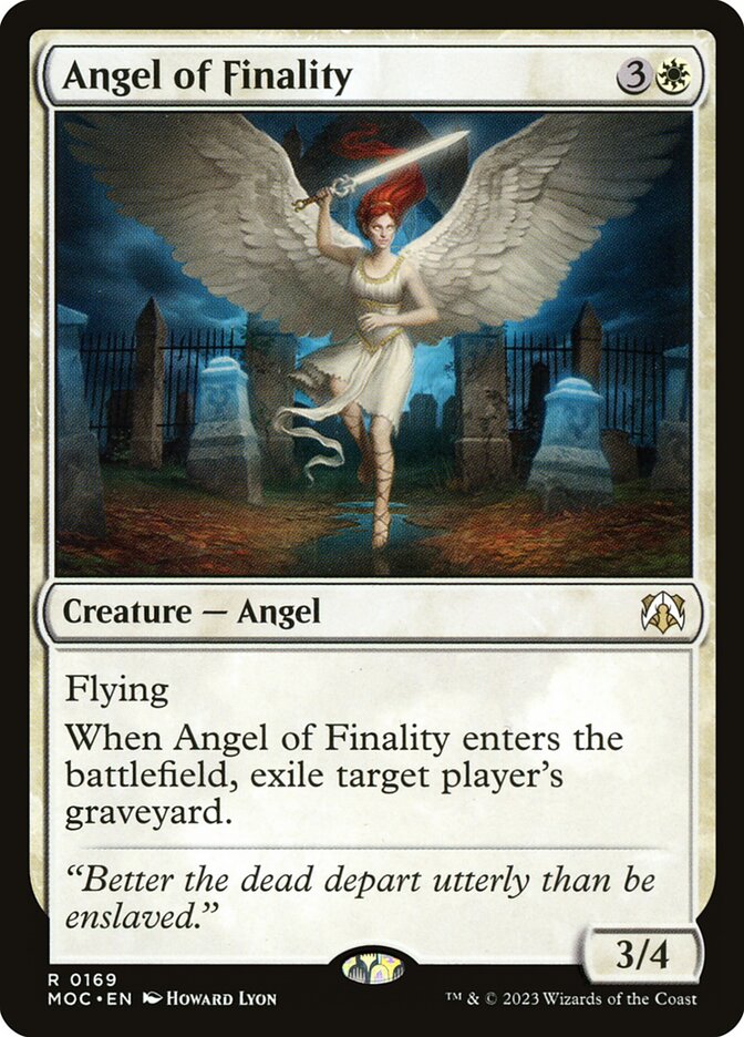 Angel of Finality, March of the Machine Commander · 0169