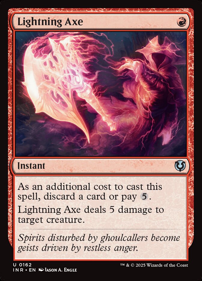 Lightning Axe, Innistrad Remastered · 0162
