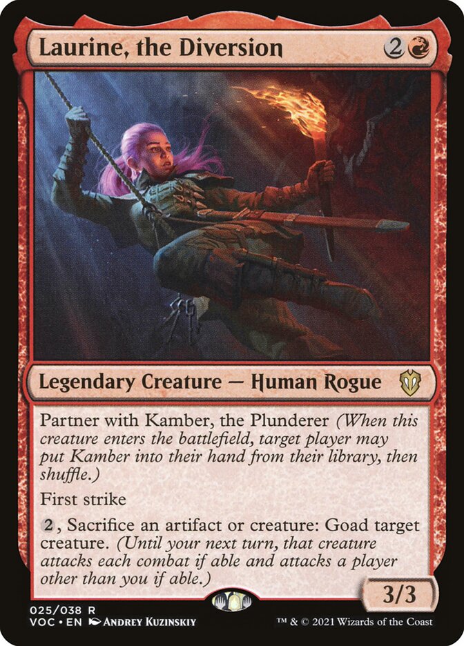 Laurine, the Diversion, Crimson Vow Commander · 025/038