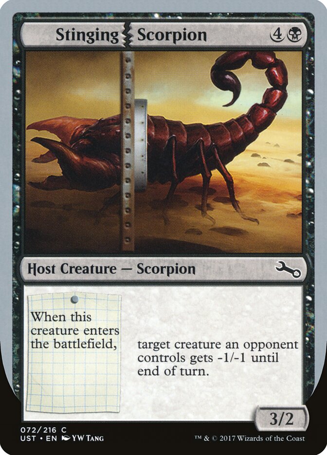 Stinging Scorpion, Unstable · 072/216