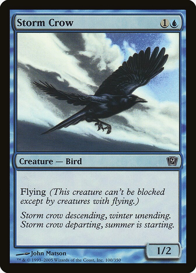 Storm Crow, Ninth Edition · 100-star