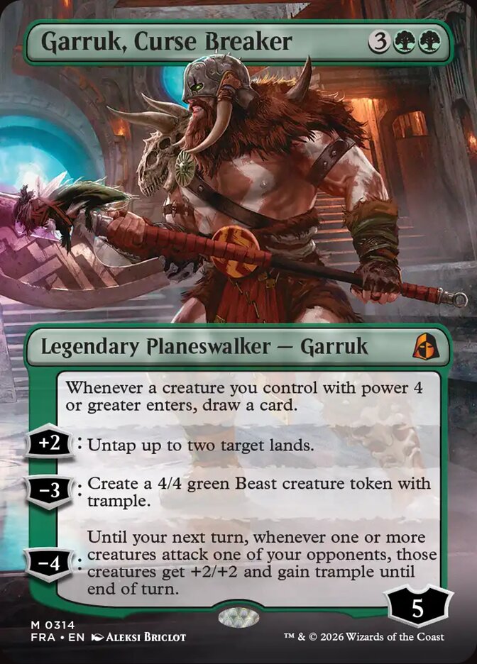 Garruk, Curse Breaker, Reality Fracture · 0314