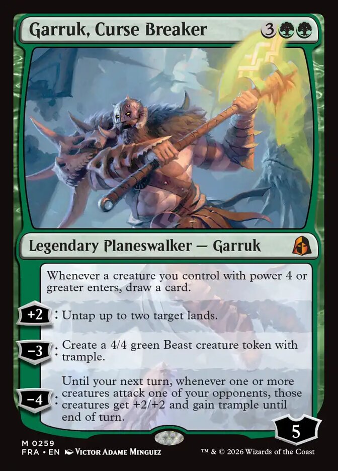 Garruk, Curse Breaker, Reality Fracture · 0259