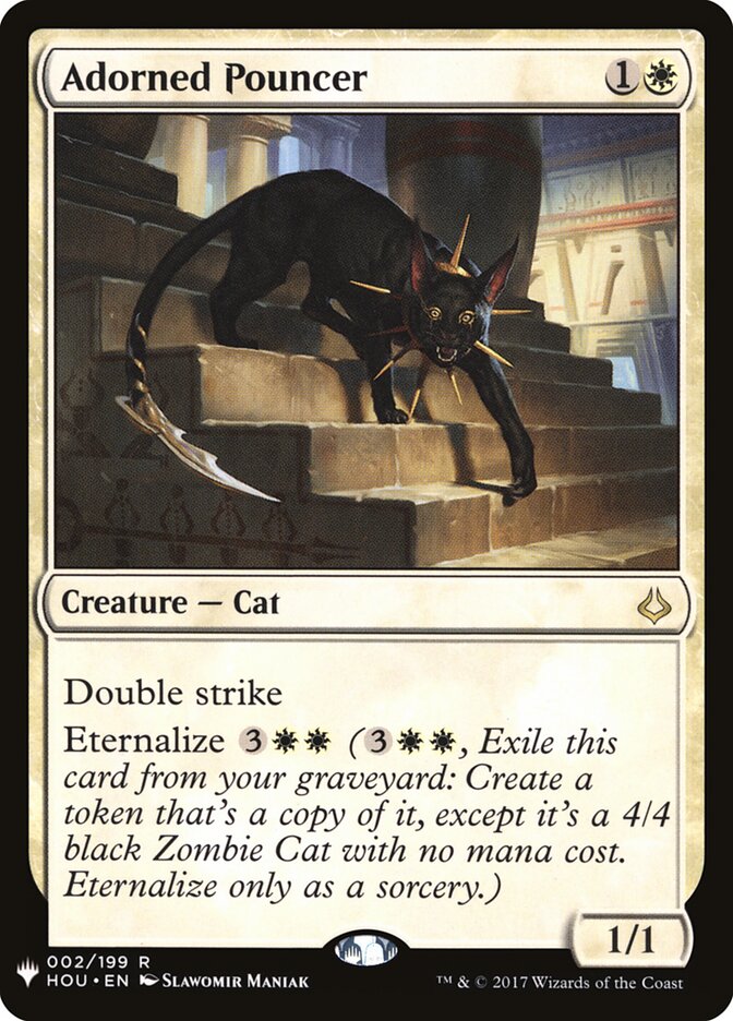 Adorned Pouncer, The List · hou-2