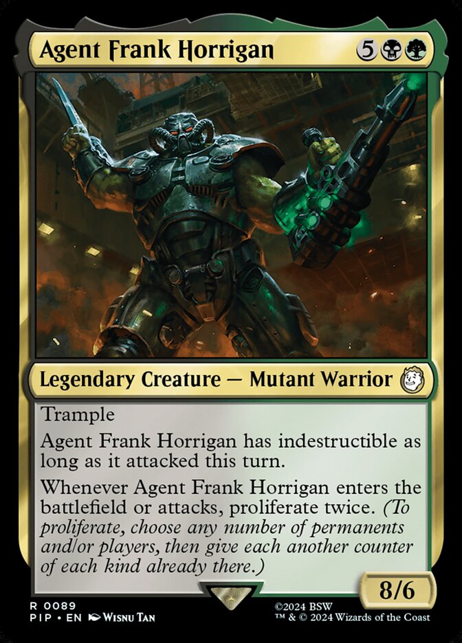 Agent Frank Horrigan, Fallout · 0089