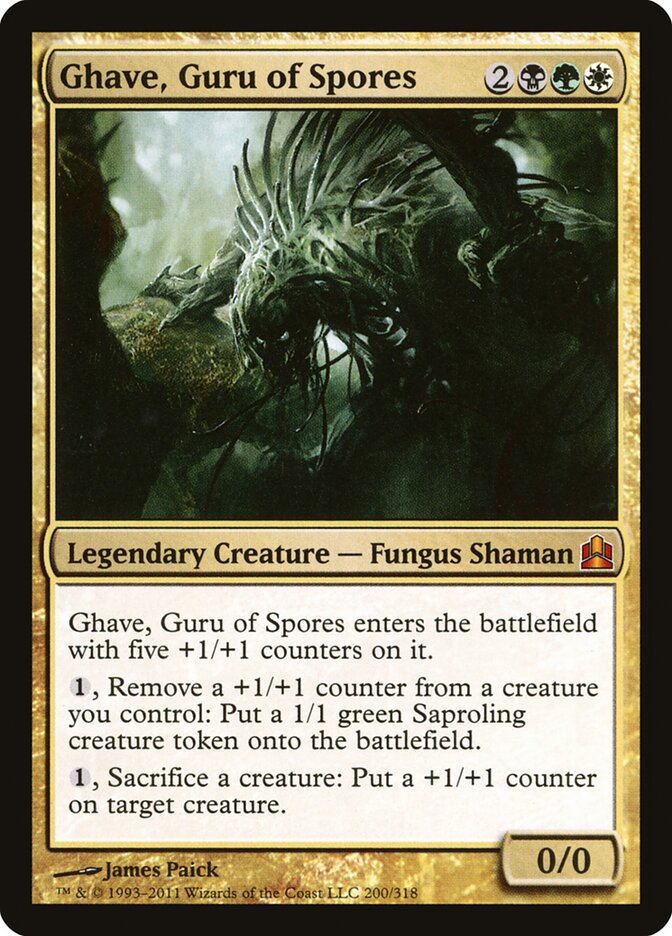Ghave, Guru of Spores, Commander 2011 · 200/318