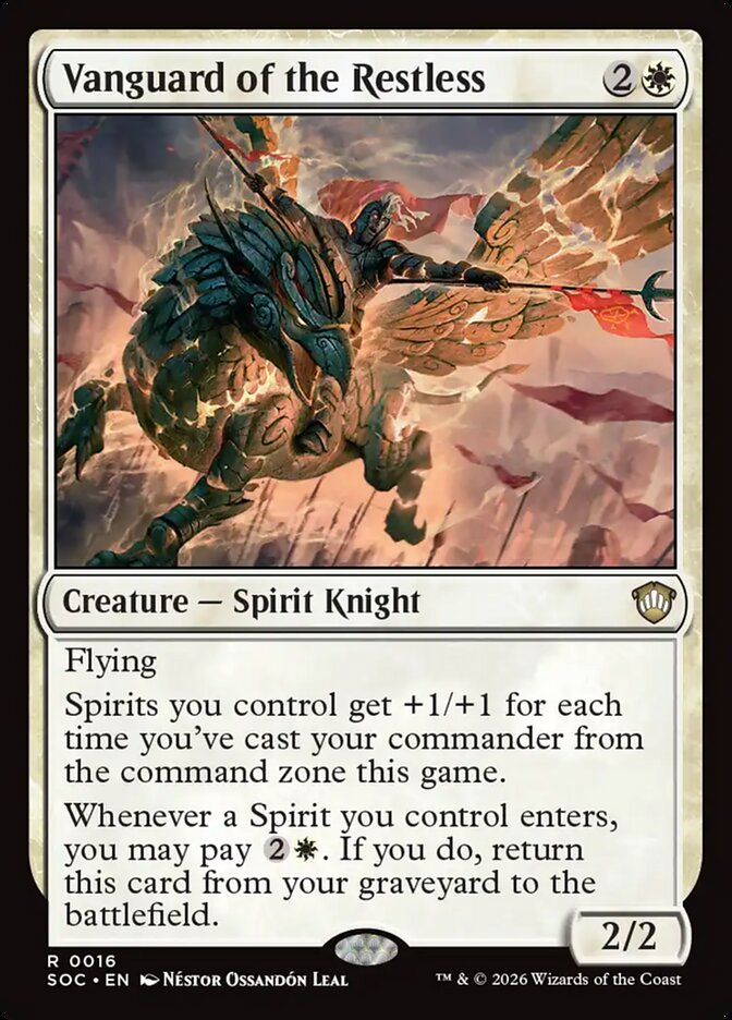 Vanguard of the Restless, Secrets of Strixhaven Commander · 0016