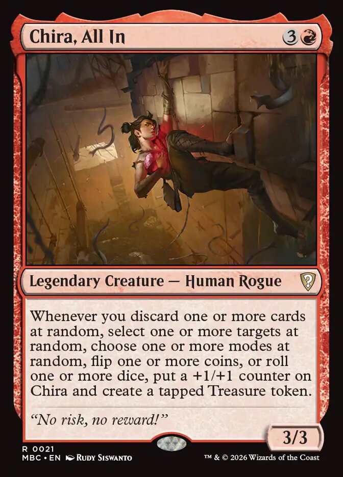 Chira, All In, Mystery Booster Commander Edition · 0021