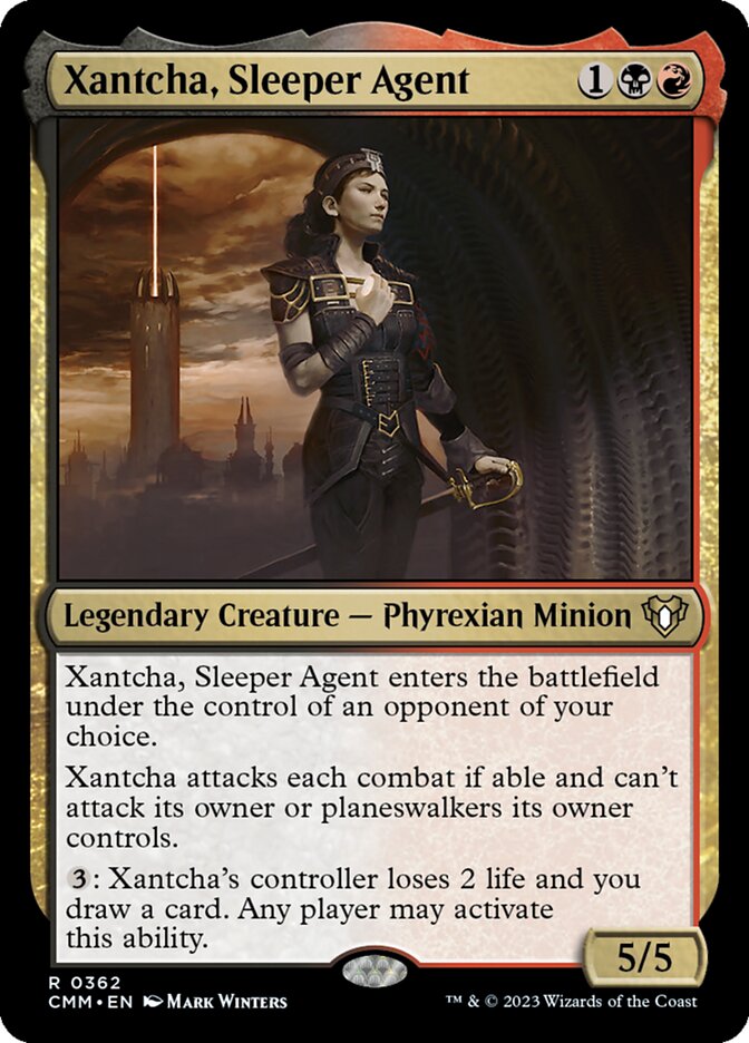 Xantcha, Sleeper Agent, Commander Masters · 0362