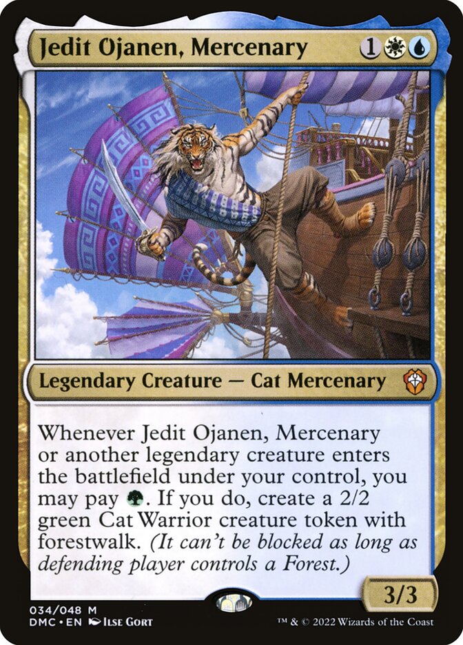 Jedit Ojanen, Mercenary, Dominaria United Commander · 034/050