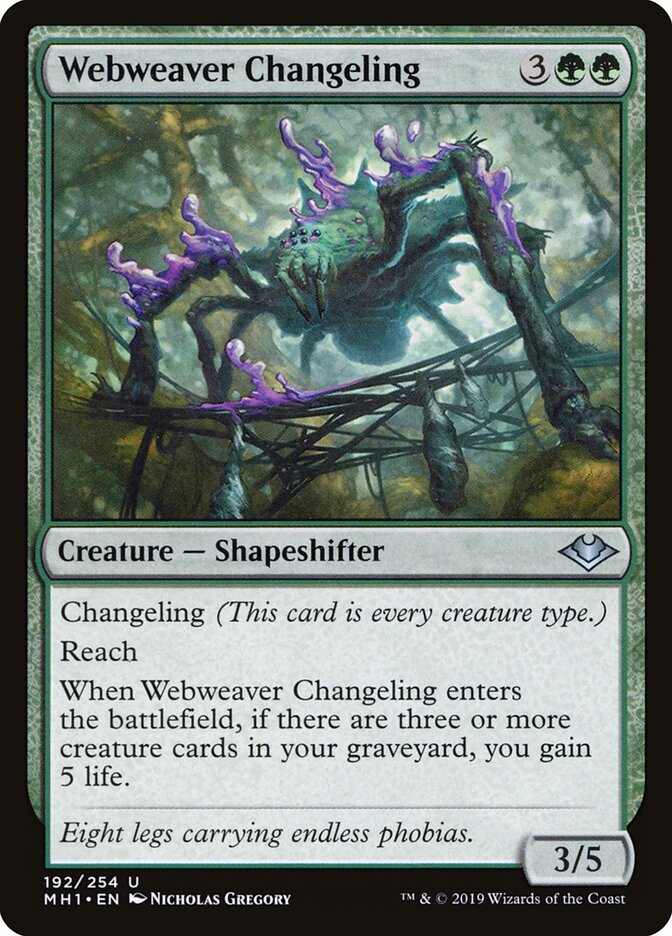 Webweaver Changeling, Modern Horizons · 192/254