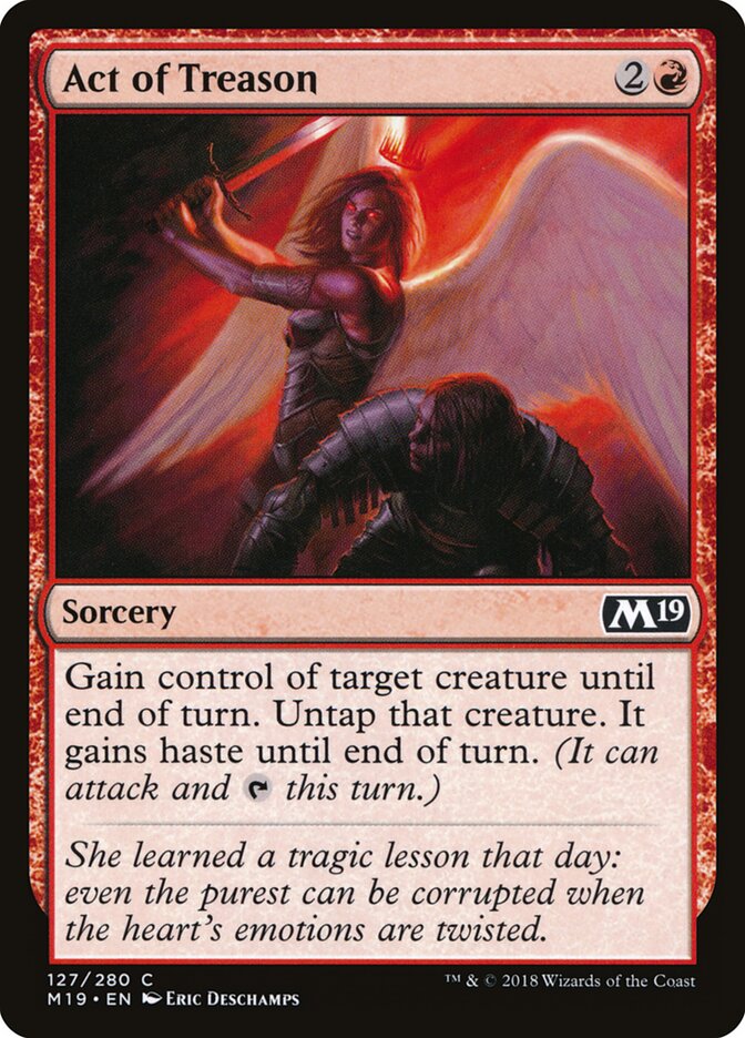 Act of Treason, Core Set 2019 · 127/280