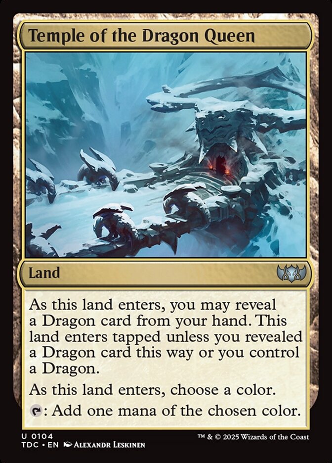 Temple of the Dragon Queen, Tarkir: Dragonstorm Commander · 0104