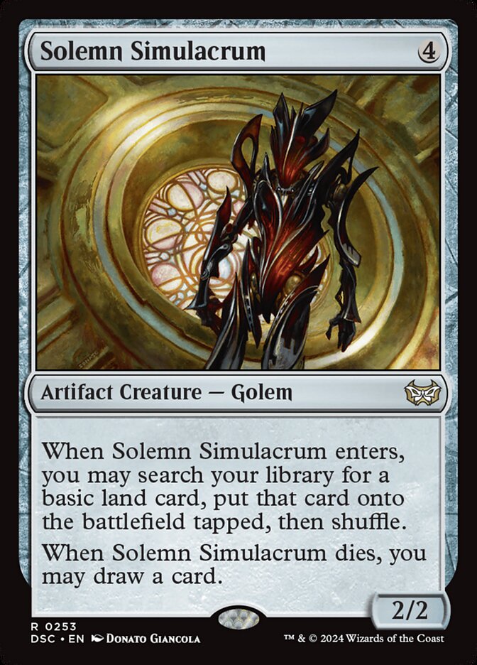 Solemn Simulacrum, Duskmourn: House of Horror Commander · 0253