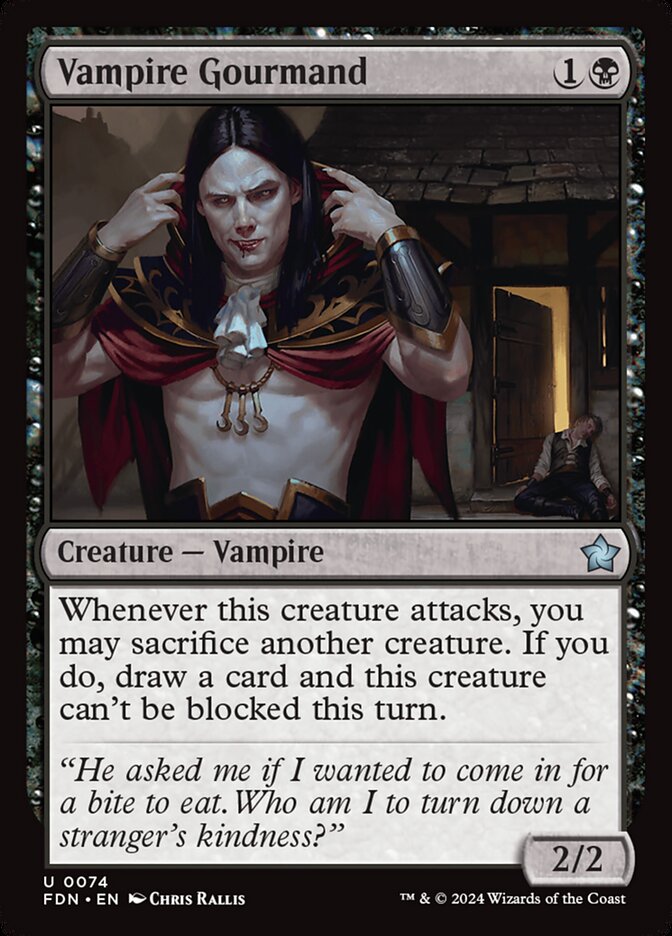 Vampire Gourmand, Foundations · 0074