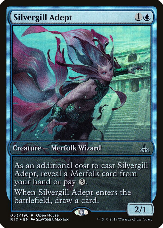 Silvergill Adept, Rivals of Ixalan Promos · 053/196