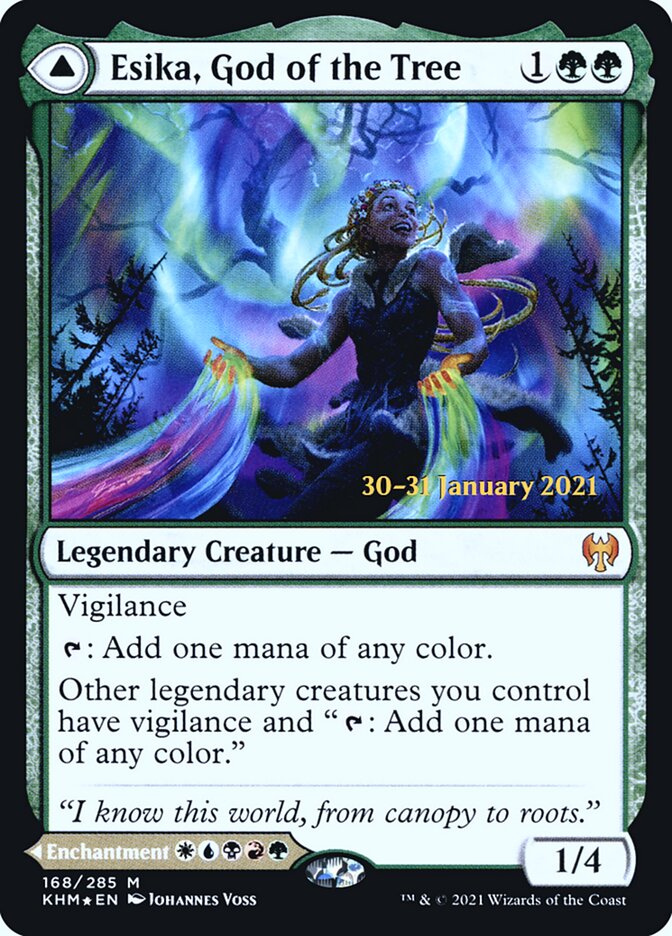 Esika, God of the Tree // The Prismatic Bridge, Kaldheim Promos · 168/285