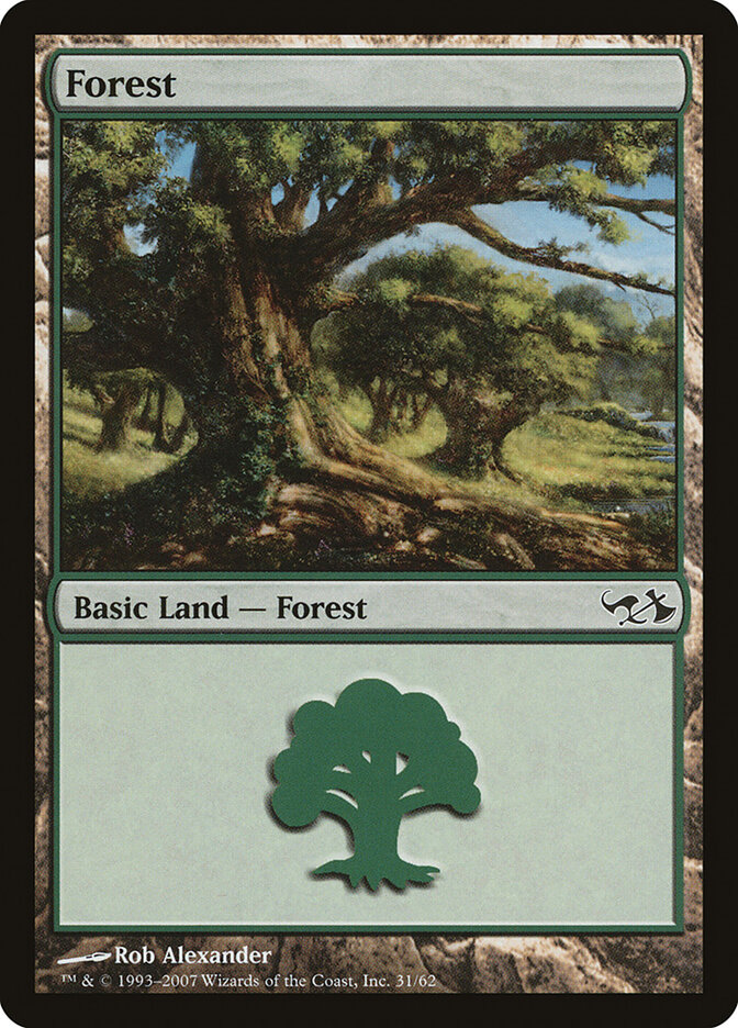 Forest, Duel Decks: Elves vs. Goblins · 31/62