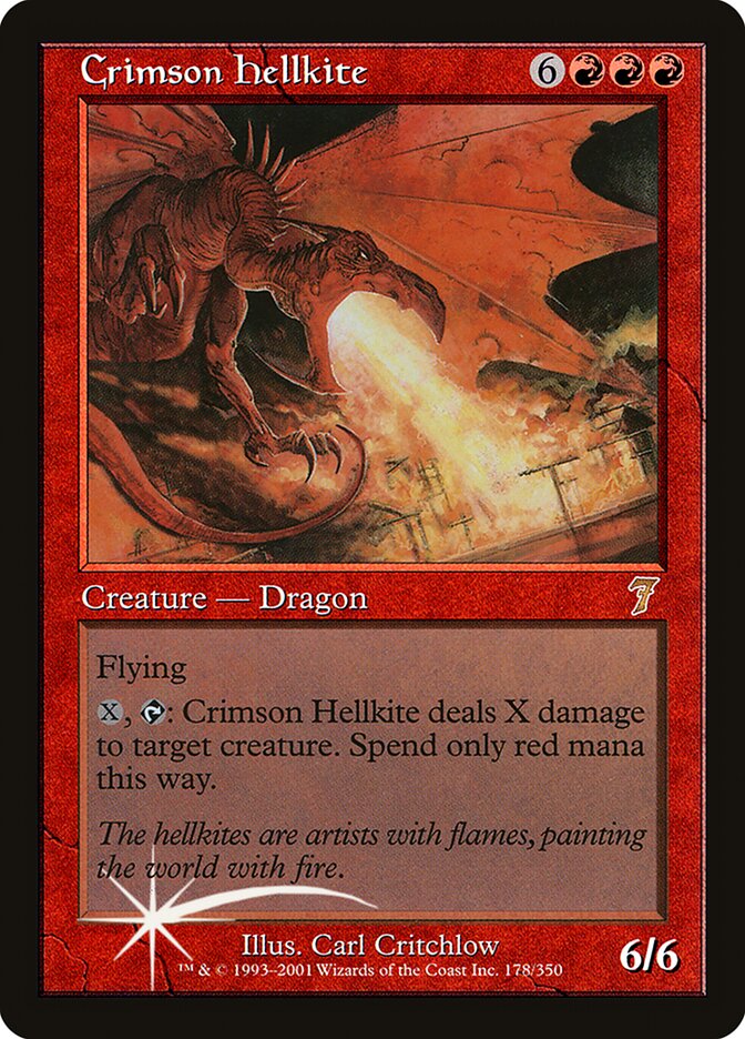 Crimson Hellkite, Seventh Edition · 178-star