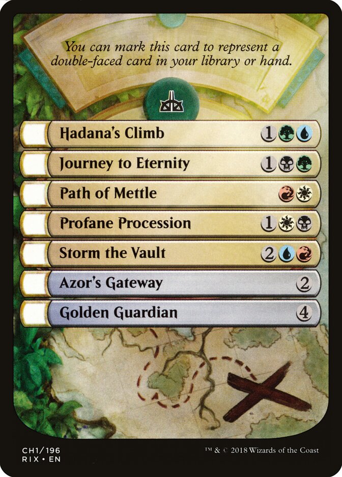 Rivals of Ixalan Checklist, Rivals of Ixalan Tokens · ch1