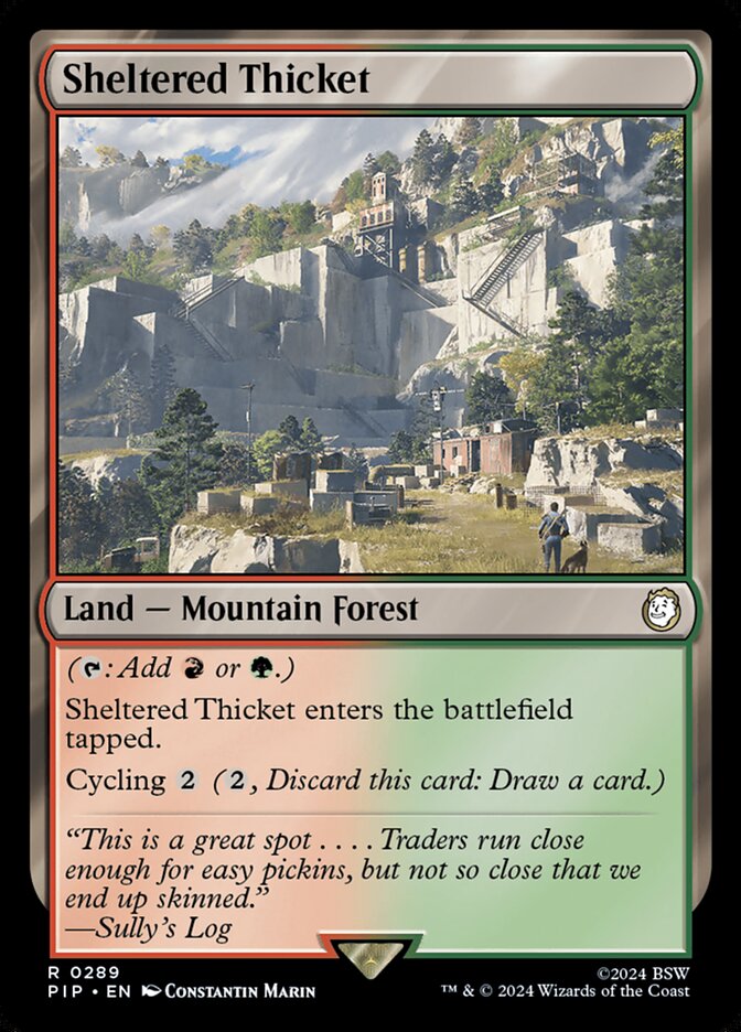 Sheltered Thicket, Fallout · 0289