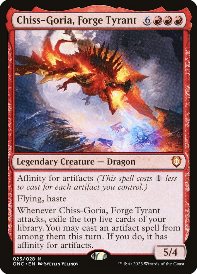 Chiss-Goria, Forge Tyrant, Phyrexia: All Will Be One Commander · 025/028