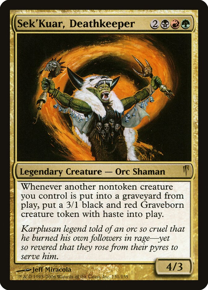 Sek'Kuar, Deathkeeper, Coldsnap · 131/155