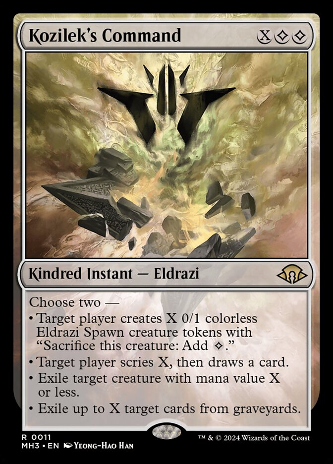 Kozilek's Command, Modern Horizons 3 · 0011