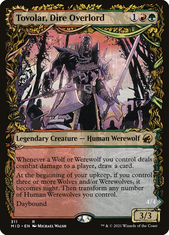 Tovolar, Dire Overlord // Tovolar, the Midnight Scourge, Innistrad: Midnight Hunt · 311
