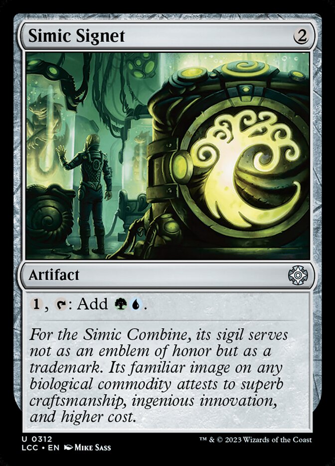 Simic Signet, The Lost Caverns of Ixalan Commander · 0312