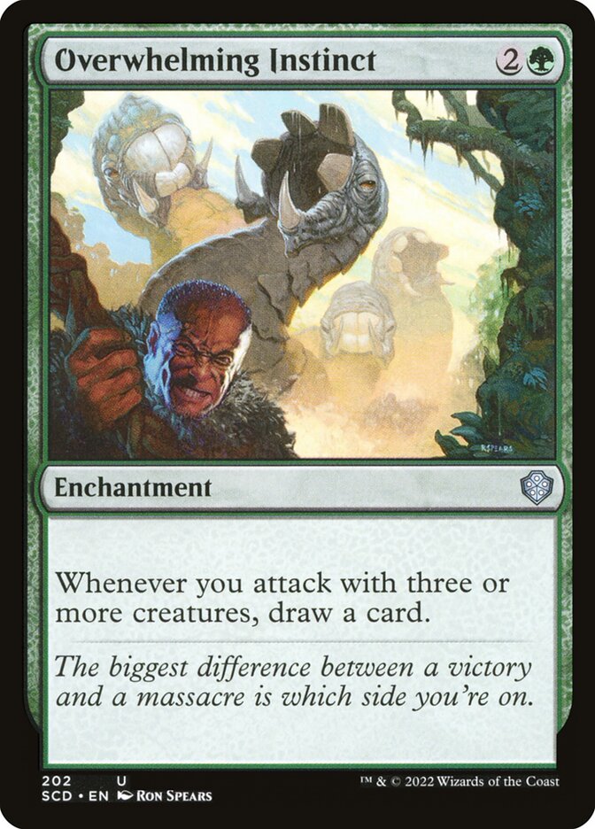 Overwhelming Instinct, Starter Commander Decks · 202