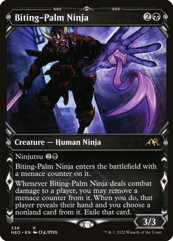 Biting-Palm Ninja, Kamigawa: Neon Dynasty · 338