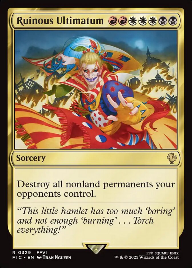 Ruinous Ultimatum, Final Fantasy Commander · 0329