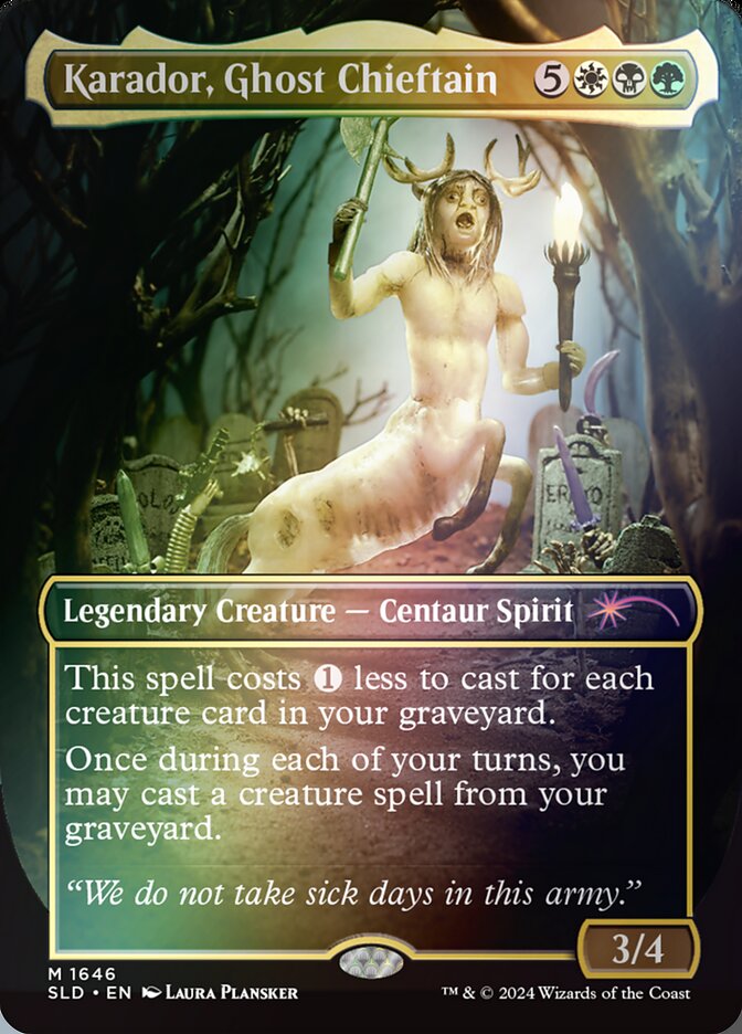 Karador, Ghost Chieftain, Secret Lair Drop · 1646-star