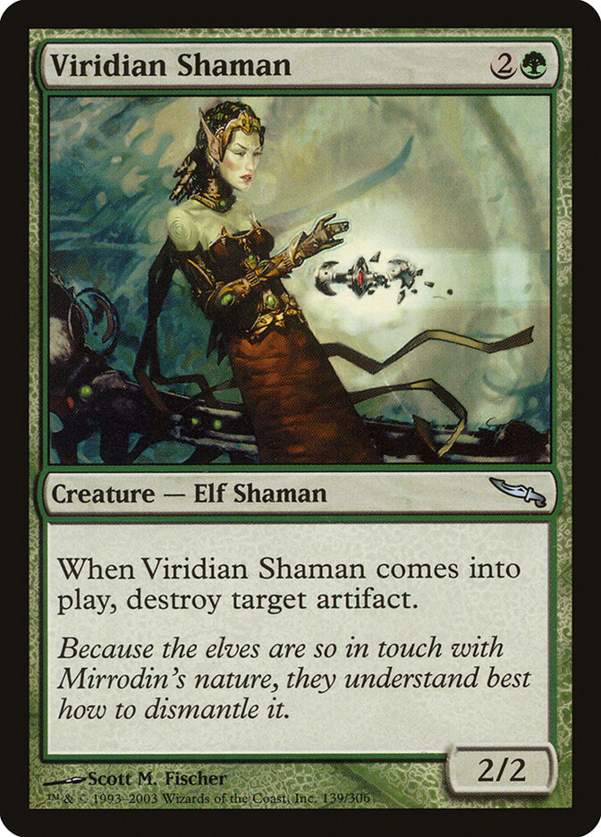 Viridian Shaman, Mirrodin · 139/306