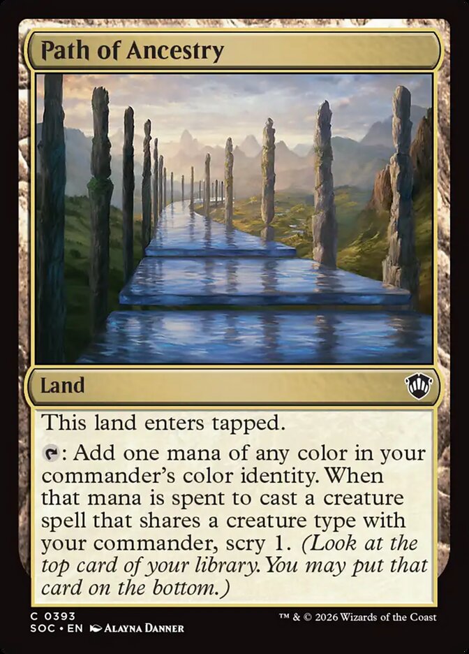 Path of Ancestry, Secrets of Strixhaven Commander · 0393