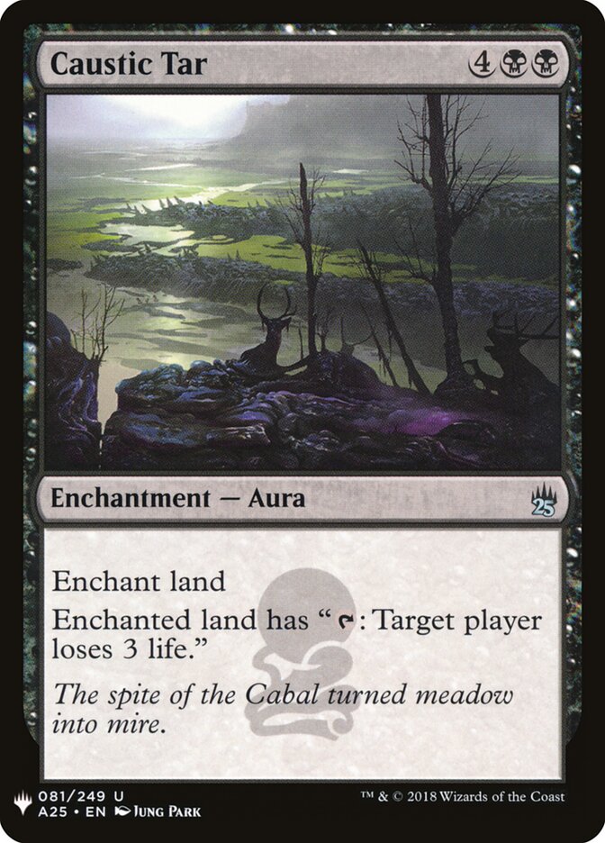 Caustic Tar, The List · a25-81