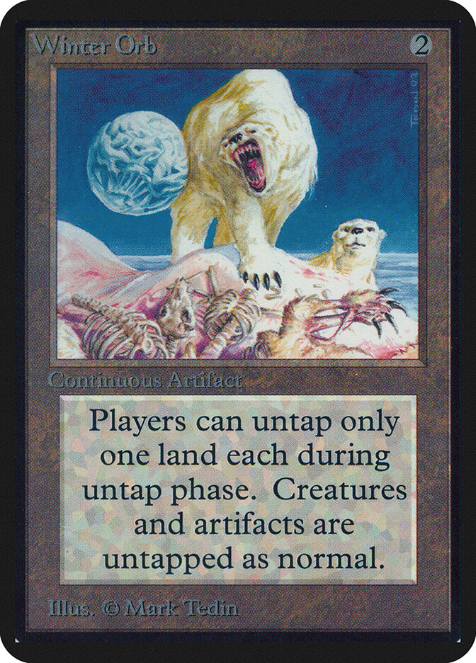 Winter Orb, Limited Edition Alpha · 275