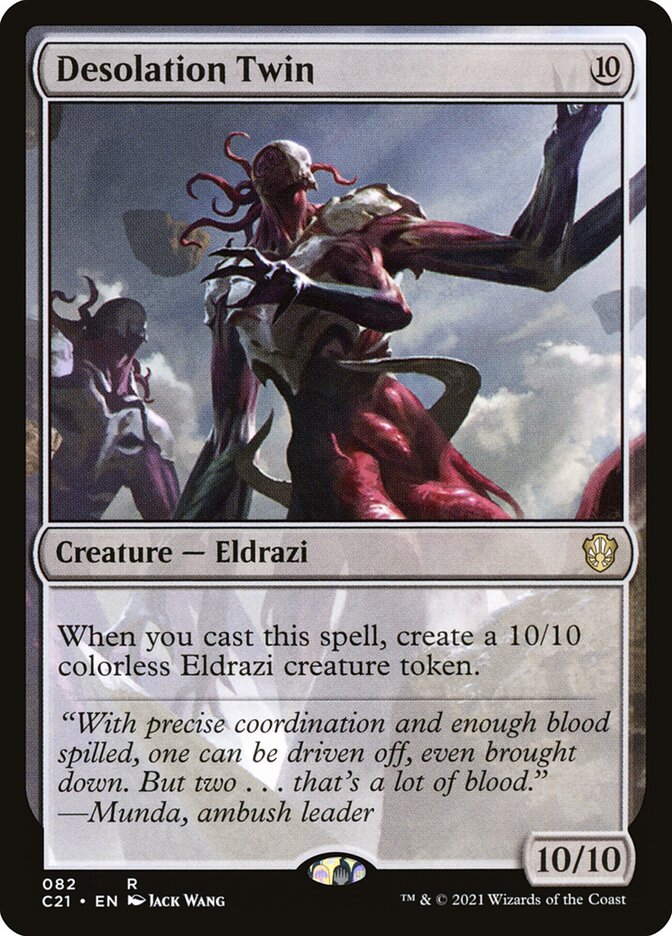 Desolation Twin, Commander 2021 · 082