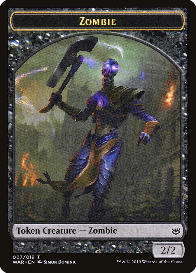 Zombie, War of the Spark Tokens · 007