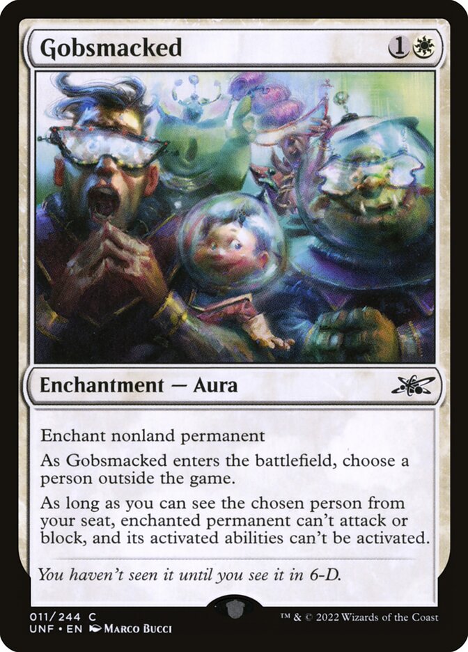 Gobsmacked, Unfinity · 011/244