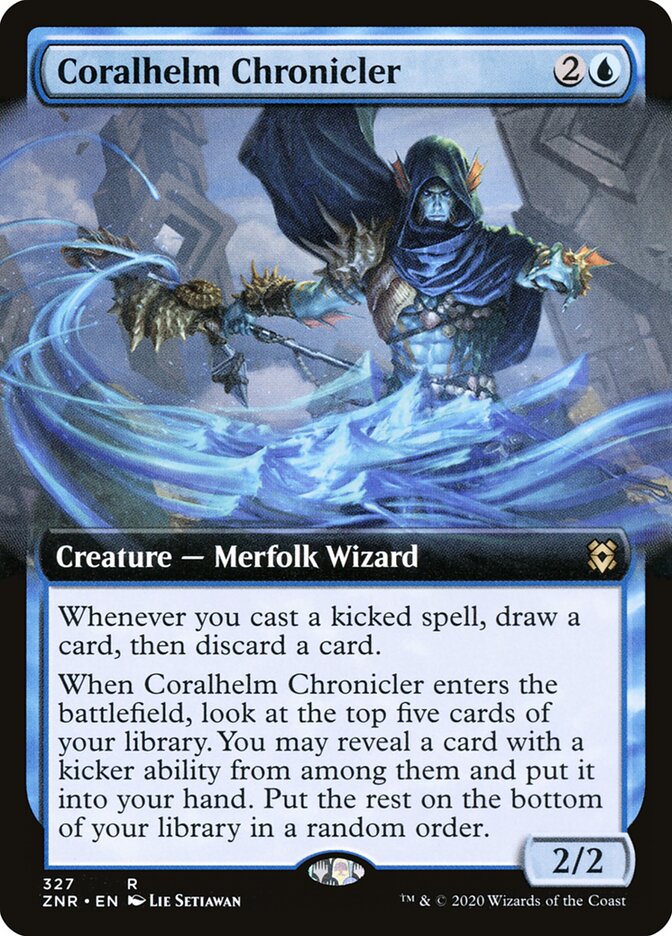 Coralhelm Chronicler, Zendikar Rising · 327