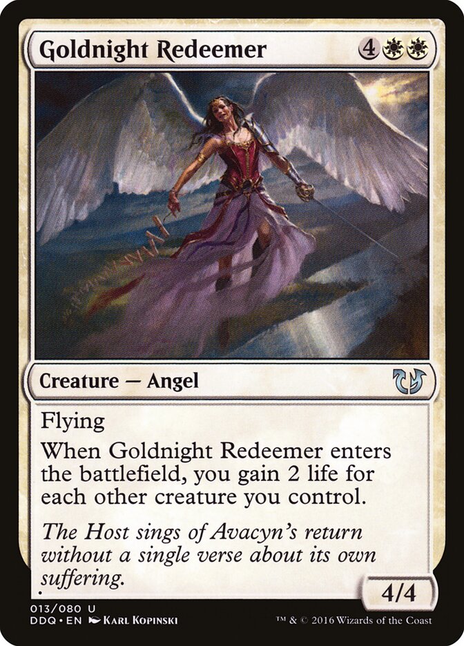 Goldnight Redeemer, Duel Decks: Blessed vs. Cursed · 013/080