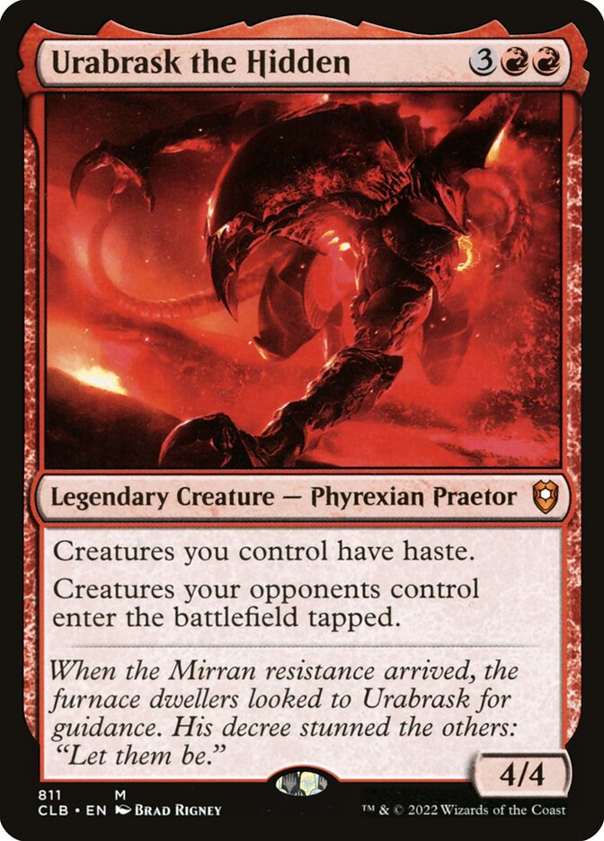 Urabrask the Hidden, Commander Legends: Battle for Baldur's Gate · 811